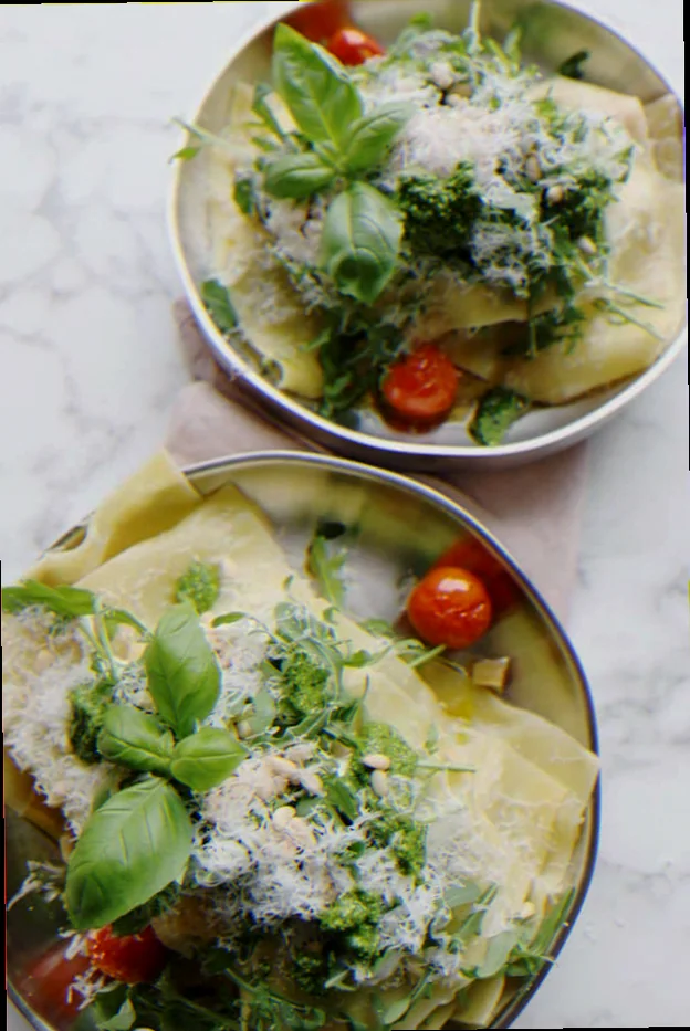 Åben lasagne gourministeriet billede