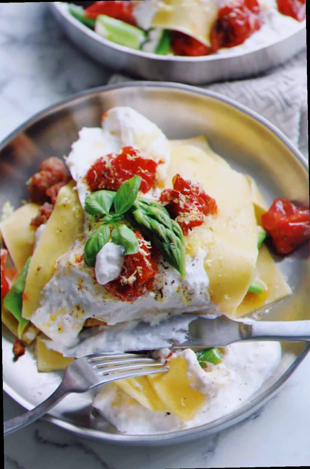 Åben lasagne gourministeriet billede