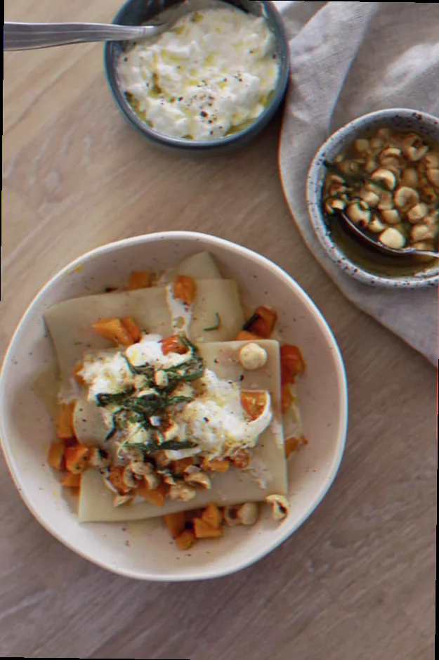 Åben lasagne gourministeriet billede