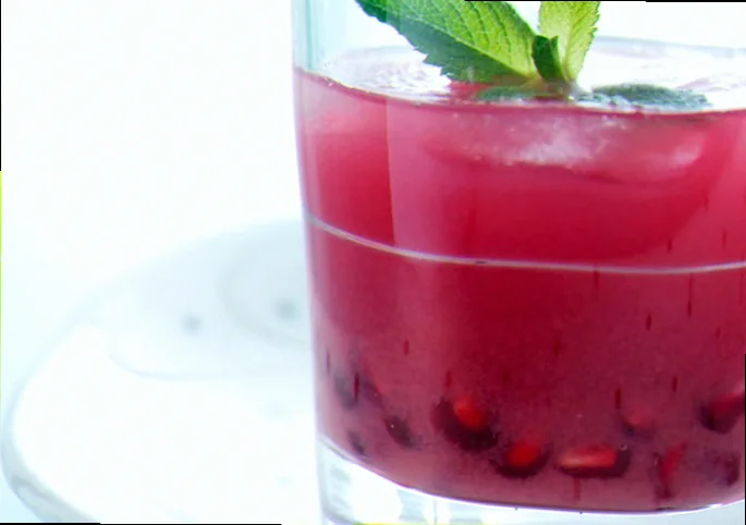 Granatæble juice helsam billede