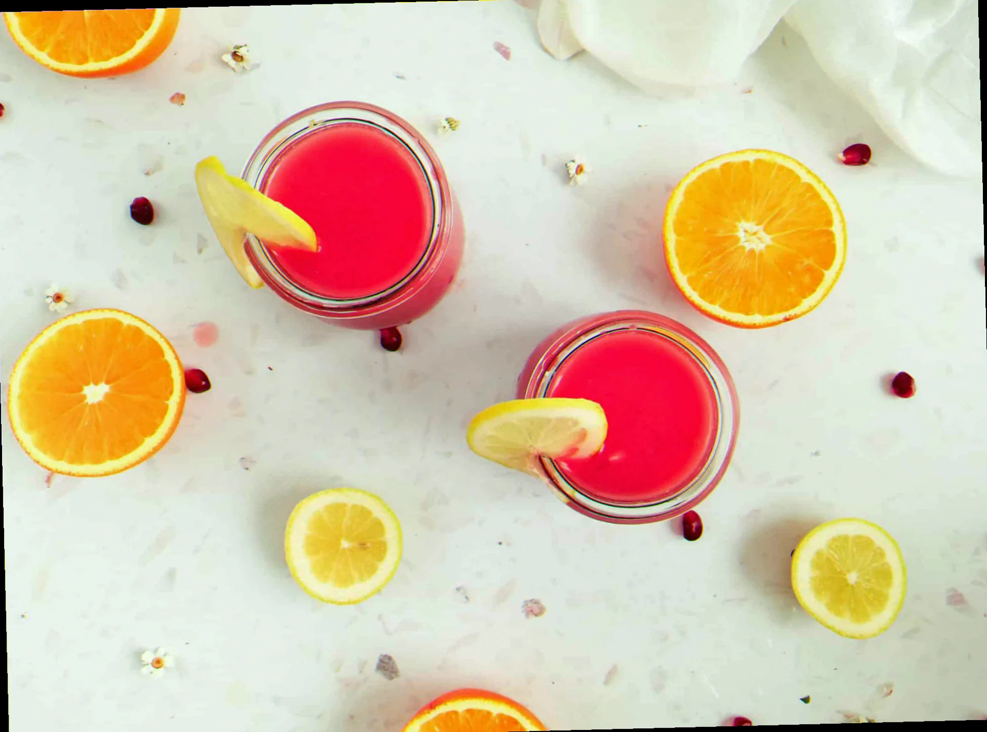 Granatæble juice helsam billede