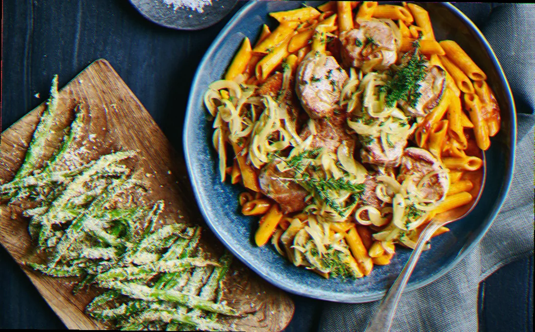 Jacob jørgsholm mørbrad pasta billede