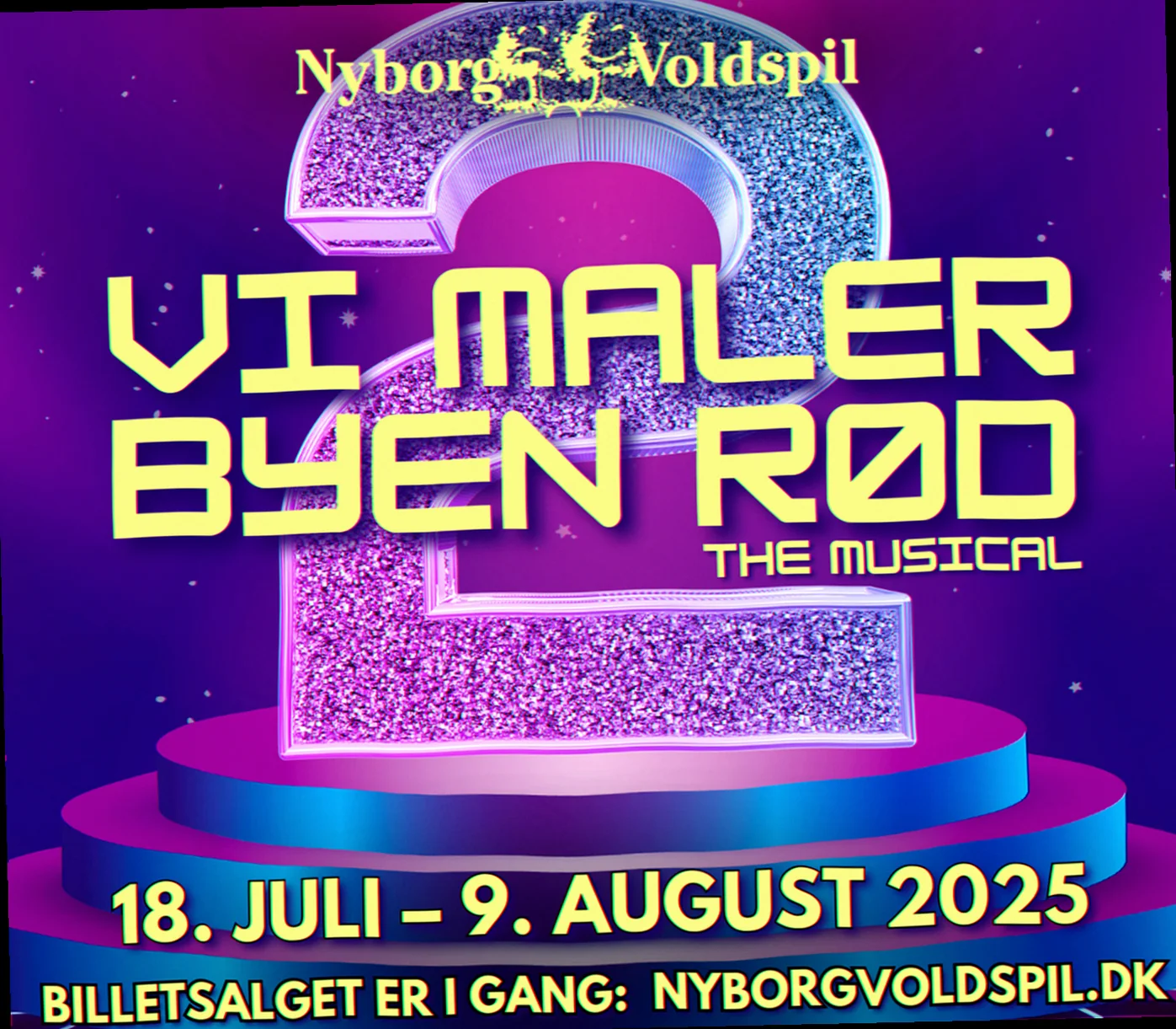 Nyborg voldspil vi maler byen rød
